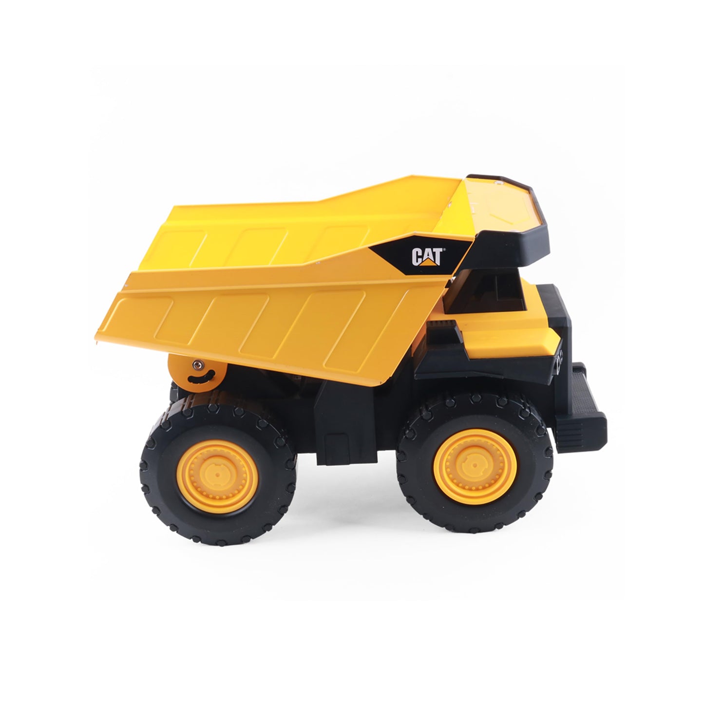 CAT Construction Real Steel Max Dump Truck 16" – Heavy-Duty Vehicle with Real Steel Body, Working Dump Bed & All-Terrain Wheels, Kids 3+