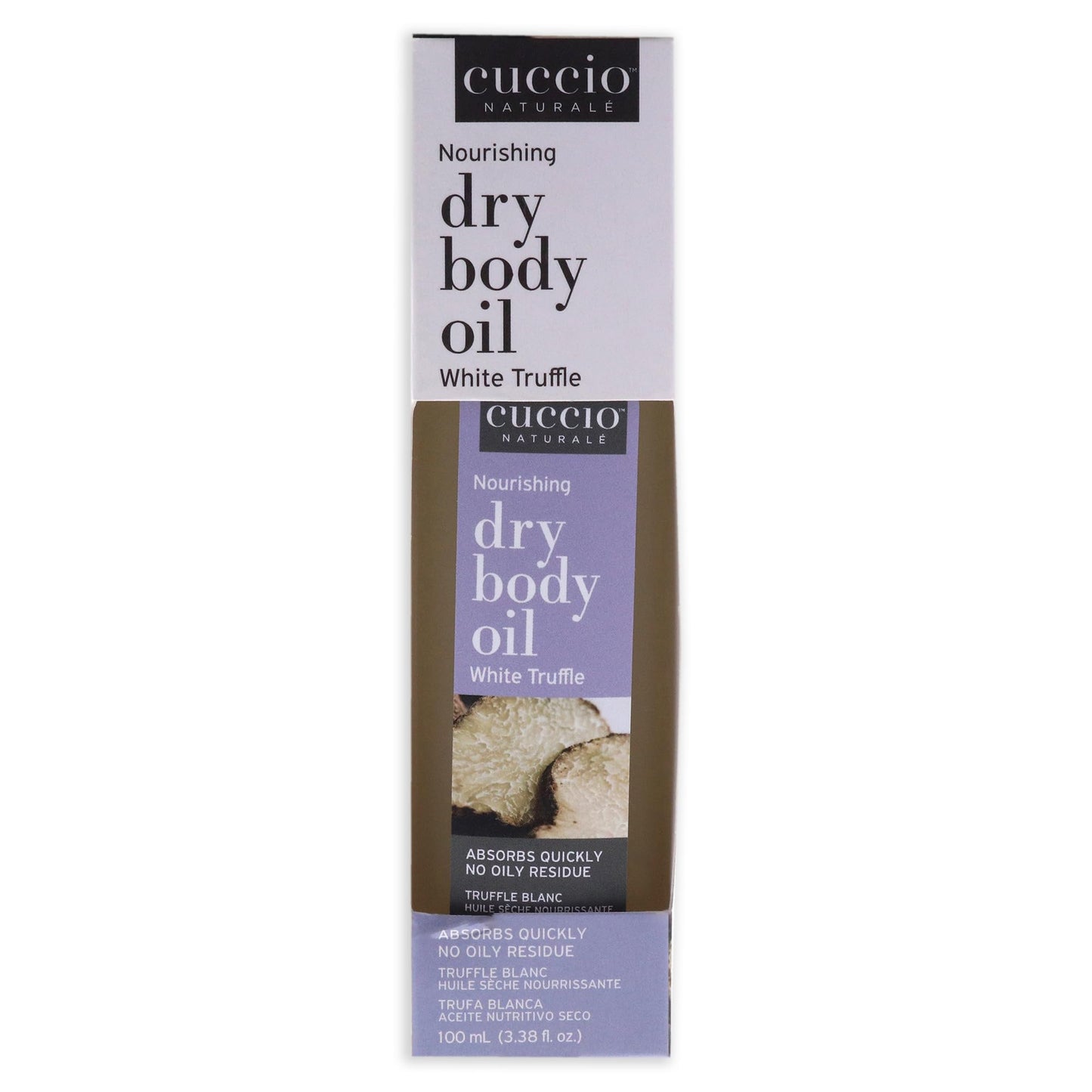 C U C C I O Nourishing Dry Body Oil - White Truffle Naturale for Unisex - 3.38 oz Oil