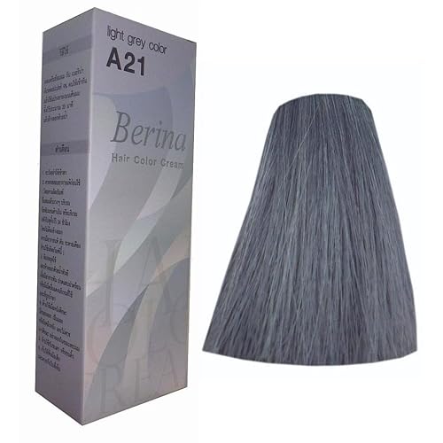 Hair Colour Permanent Hair Cream Dye Light Grey by Berina