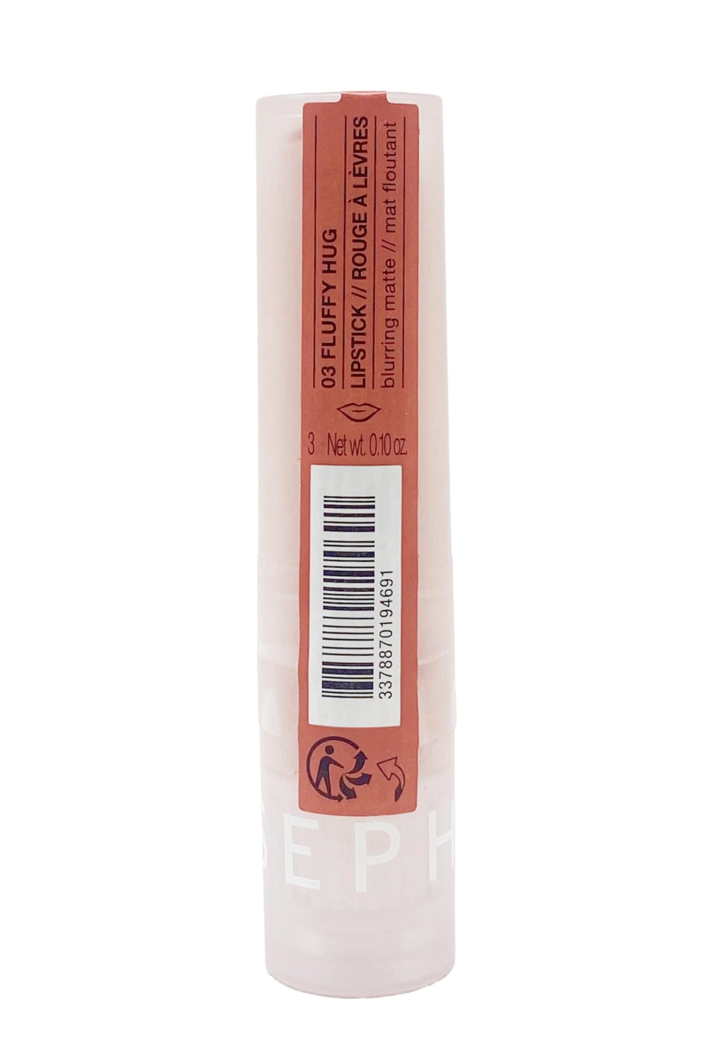SEPHORA Collection Cloud Blurred Matte Lipstick - 03 Fluffy Hug (warm, muted coral) .10 Oz