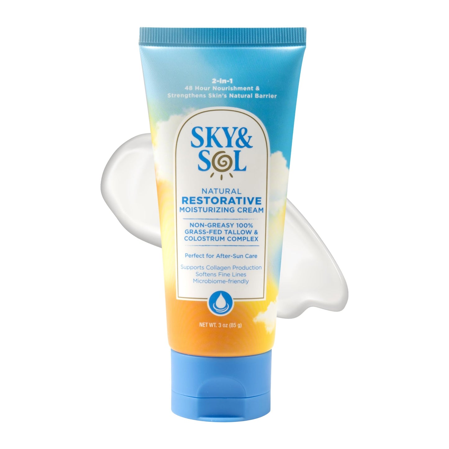 Sky and Sol Everything Cream | 100% Grass Fed Beef Tallow Moisturizer for Face and Body | Day & Night Skincare | Safe Natural Ingredients | After-Sun Beauty and Personal Care Sky and Sol Default Title