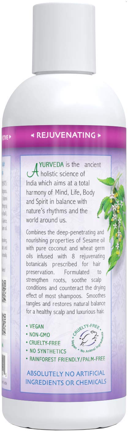 Auromere Ayurvedic Pre-Shampoo Conditioner - Vegan, Cruelty-Free, Non-GMO, Moisturizing, Paraben-Free, Sulfate-Free Conditioning Oil for All Hair