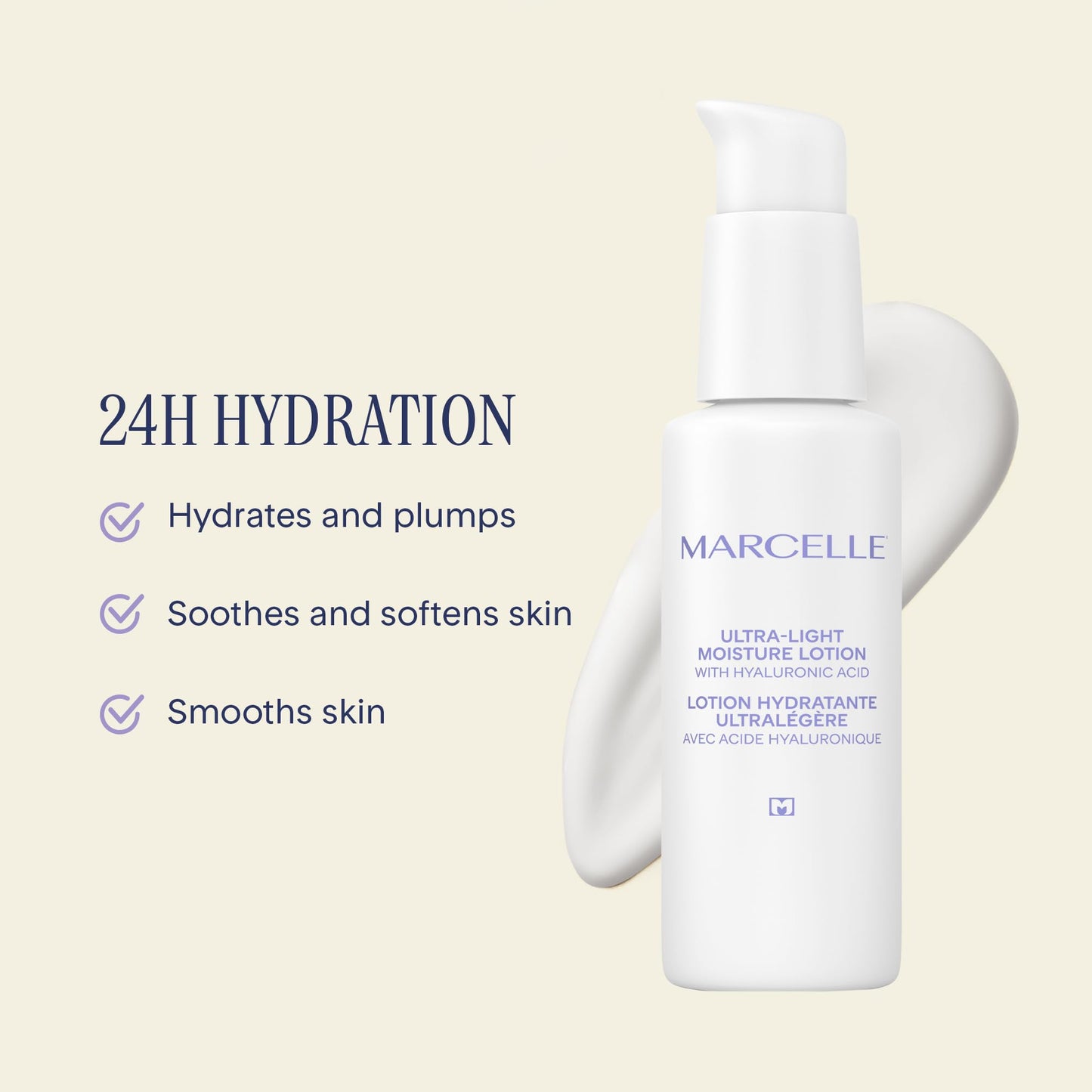 Marcelle Ultra-Light Moisture Lotion, Vegan, Cruelty-Free, Clean, Non-Comedogenic, Fragrance-Free, Paraben-Free, Mineral Oil-Free, Hypoallergenic, 100