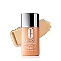 Clinique Even Better Makeup Liquid Foundation SPF 15 With Vitamin C For Dry + Oily Combination Skin Types | Medium Coverage + Natural Finish | Evens Skin Tone + Reduces Dark Spots, Meringue, 1 Fl Oz