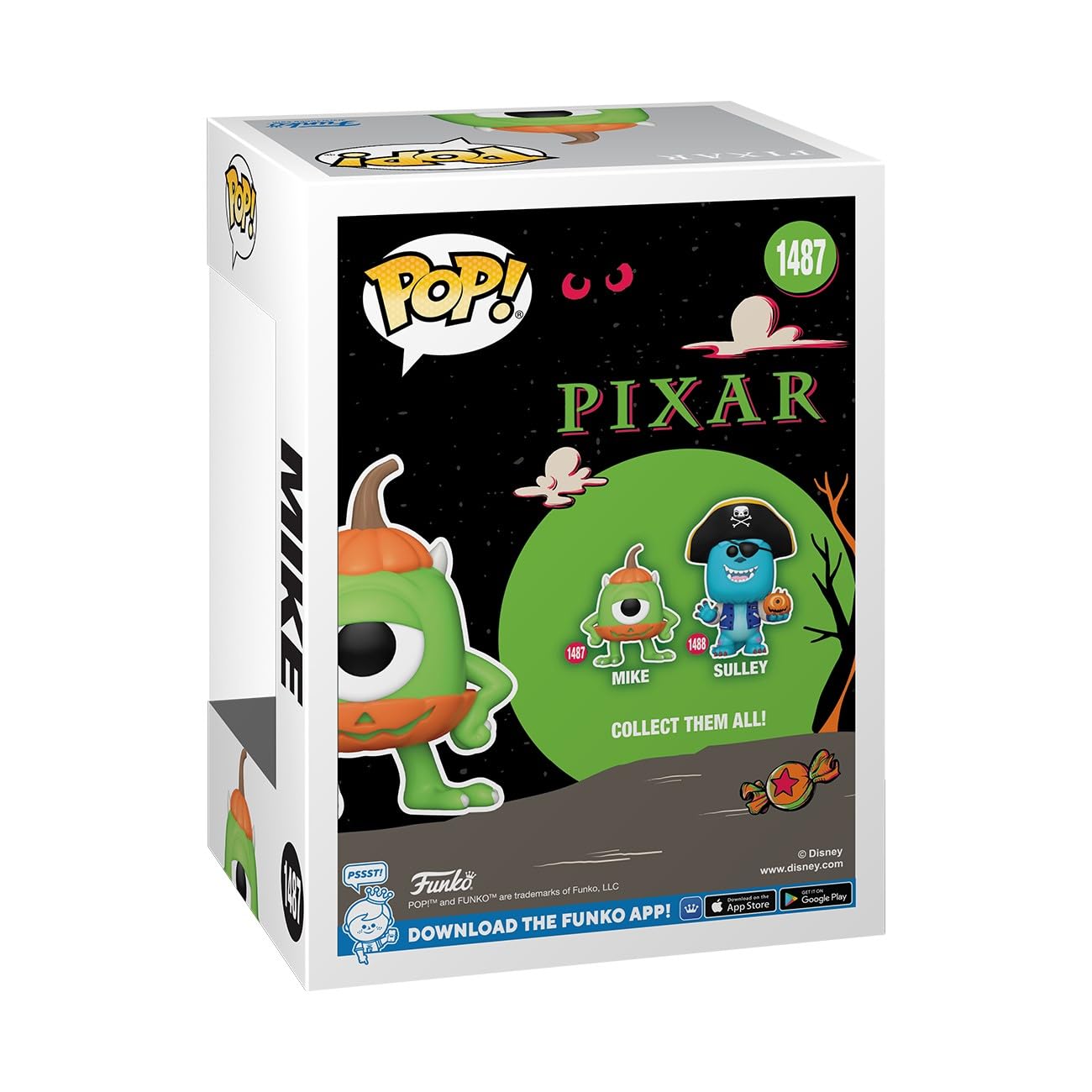 Funko POP! Disney: Pixar Halloween - Mike Wazowski - Pixar Collection - Collectable Vinyl Figure - Gift Idea - Official Merchandise - for Kids…