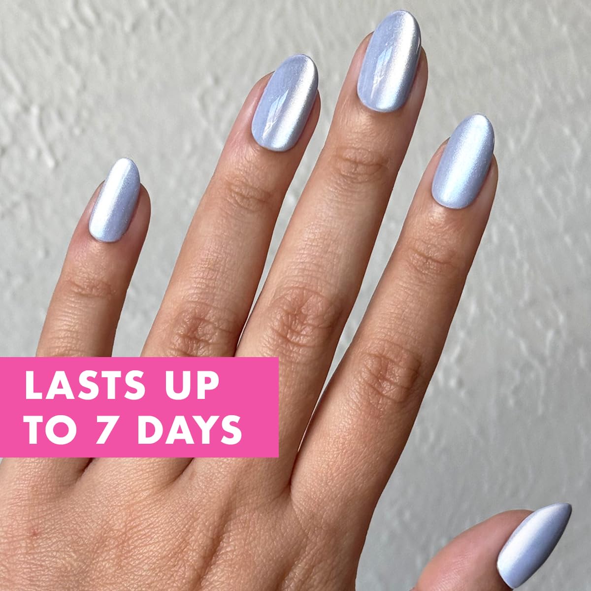 Olive & June Effects Super Stick Mani Press-On Nails | Oval, Medium | No Glue Needed | 32 Tab Nails in 16 Sizes | Non-Toxic Tabs | Easy On-Off Beauty & Personal Care Olive & June