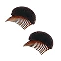 2pcs Women's Hair Styling Accessories - Soft Foam Hair Inserts, Bump Up Pads, Clip Bun Maker, and Braid Tool