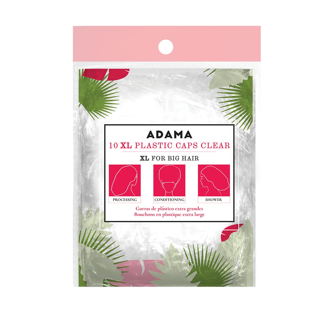 ADAMA Disposable Shower Conditioning Processing Caps, XX-Large Size for Processing, Conditioning, Showering Voluminous Hair, Protects Long Hair
