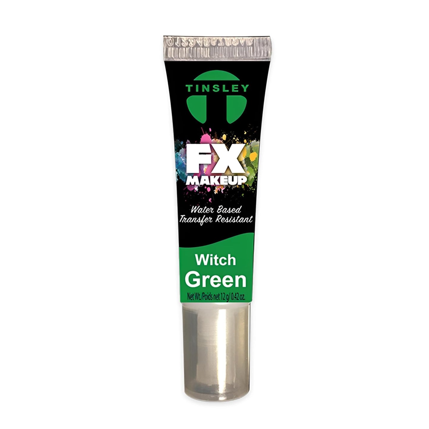 Tinsley Transfers FX Makeup - Face and Body Paint - Water-Based Cream - 7g / 0.24 oz Tube (Green)