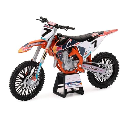 NewRay Motorcycles 1:12 Compatible with KTM 450 SX-F Red Bull KTM #7 Aaron Plessinger 58363