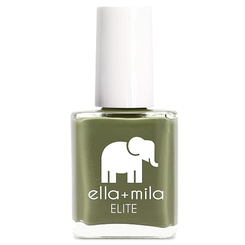 ella+mila Professional, Quick Dry, Long-Lasting & Chip-Resistant Green Nail Polishes (Paradise Isle - 0.45 fl oz) Beauty & Personal Care ella+mila