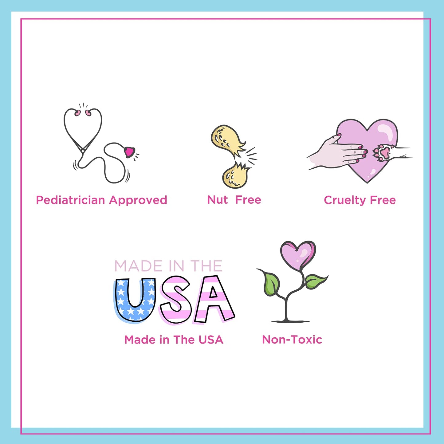 Petite 'n Pretty Featherlight Clear Mascara and Brow Gel - Makeup for Kids, Tweens and Teens - Dual Purpose Clear Finish for Brows and Lashes