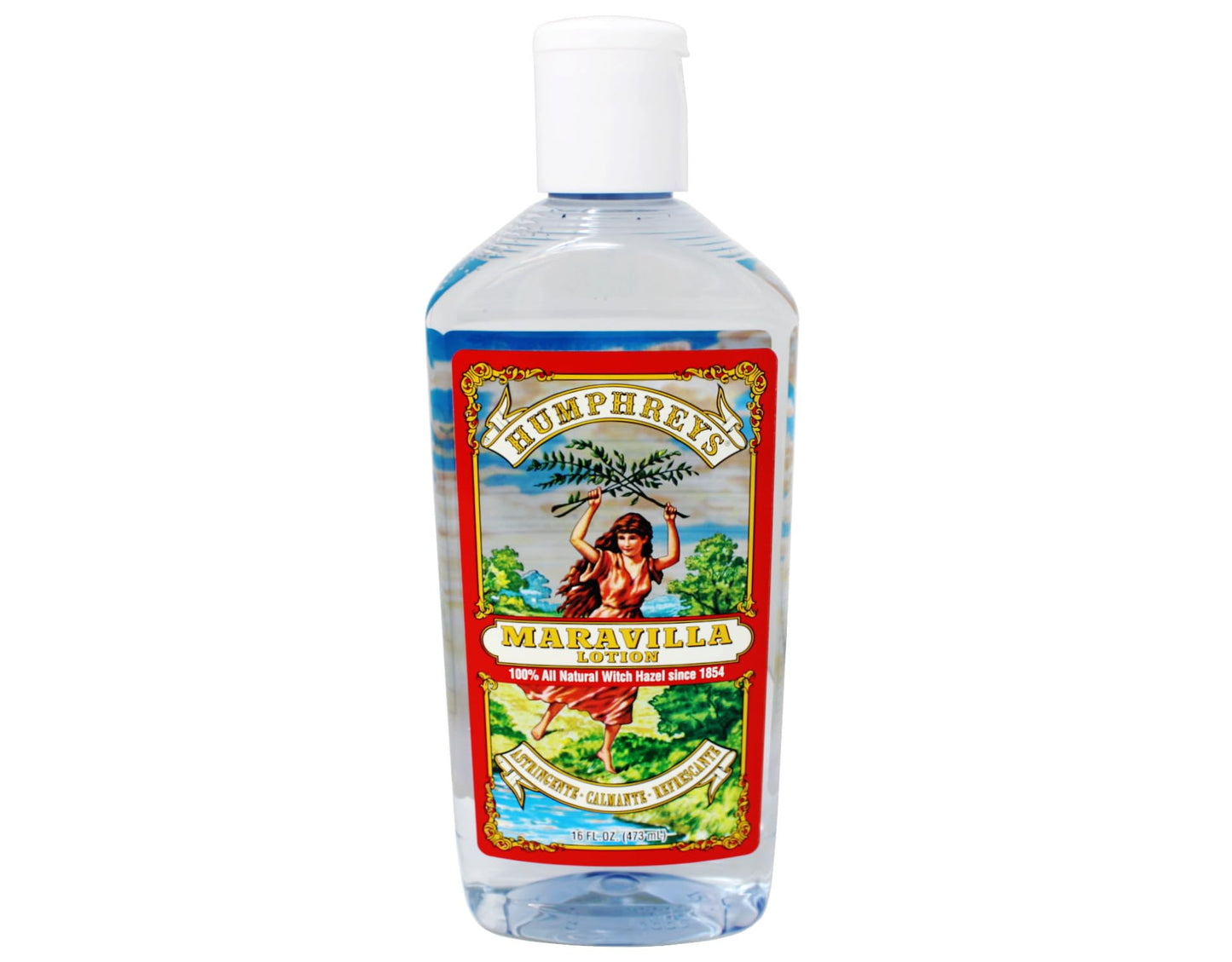 Humphreys Witch Hazel, Astringent and Calming Lotion with 100% Natural Witch Hazel, Helps in Remove Dirt, Skin Softener, Anti-inflammatory Properties