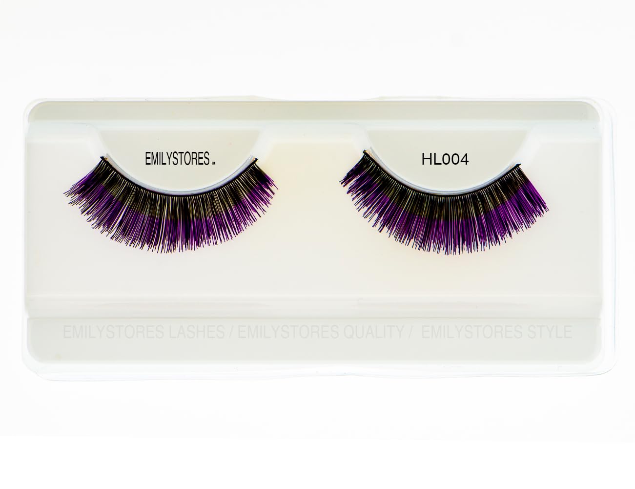 EMILYSTORES Purple False Eyelashes Halloween Colorful Eye lashes Extension Tools for Cosplay Makeup Natural Looking Masquerade Party Eyelashes 1 Pair