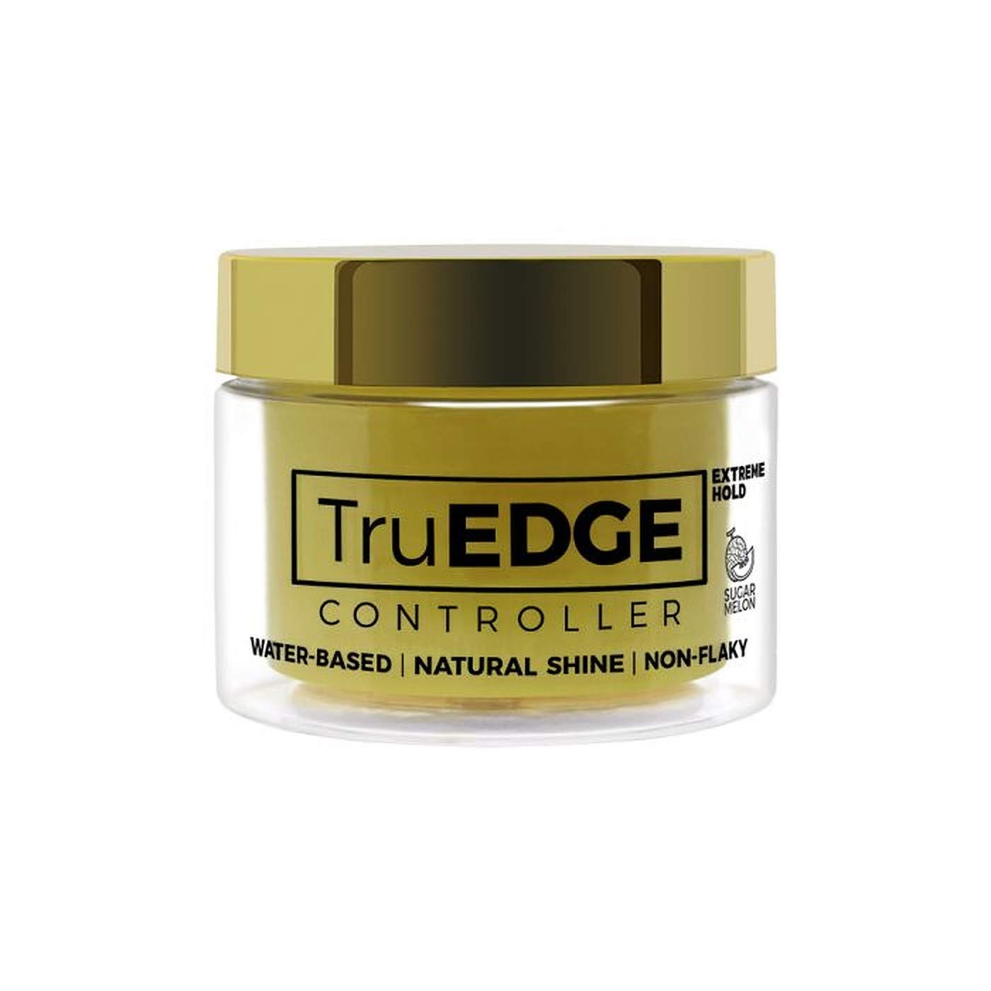 Tyche TruEDGE Controller Extreme Hold Water-Based Pomade - Ntaural Shine & Non-Flaky Scented Edge Control - Perfect for Hair-Braiding (Sugar Melon)