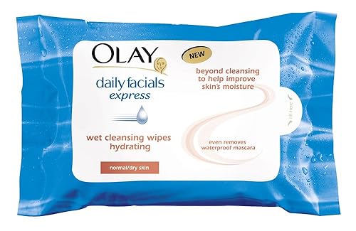 Olay Daily Facials Express Wet Wipes Normal 25's