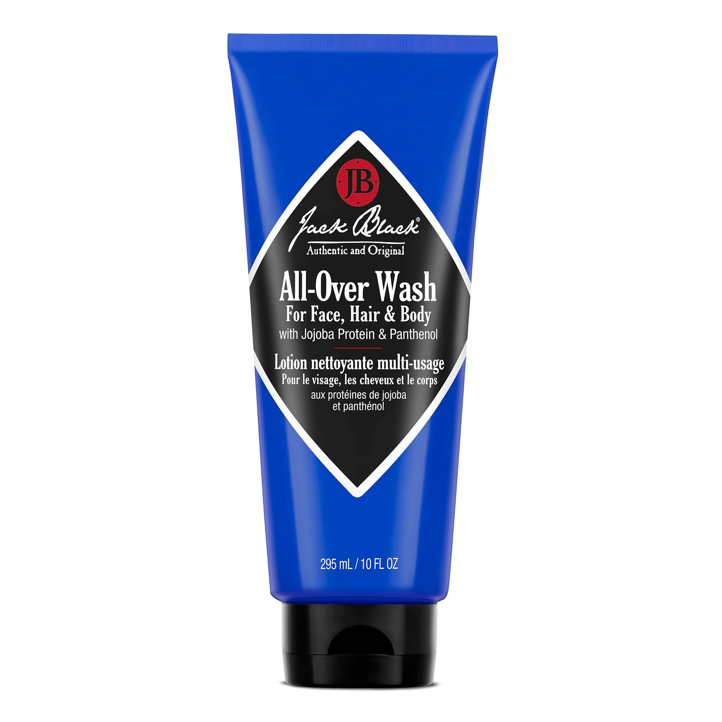 Jack Black All Over Wash Face, Body & Hair Cleanser, 10 Fl Oz - Citrus, Mint & Oakmoss - Mens Face Wash, Body Wash, Shampoo, Skin Care, Hair Care