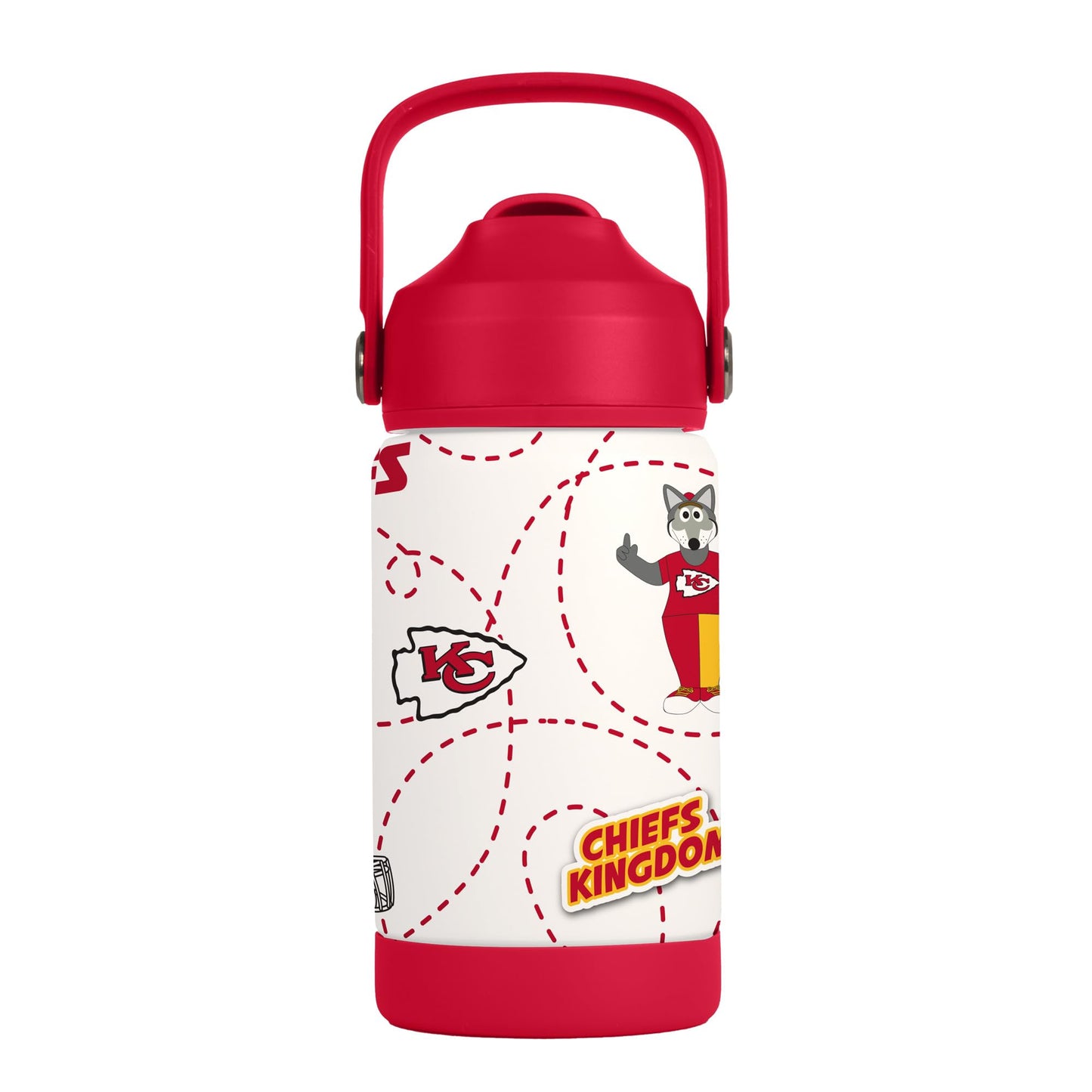 Chiefs 12oz Kid's Mascot SS Bottle