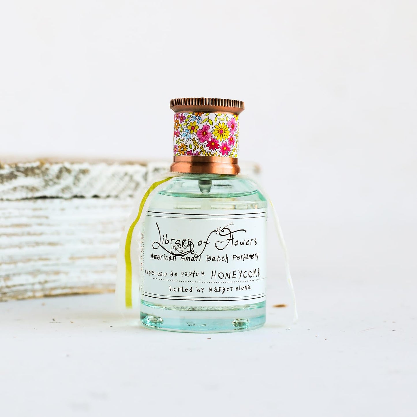 Library of Flowers Honeycomb Eau de Parfum, 1.69 Fl. Oz., Sugared Fig, Ambrosia Honey & Royal Bee Blossom Scented Women's Perfume, Luxury Fragrance