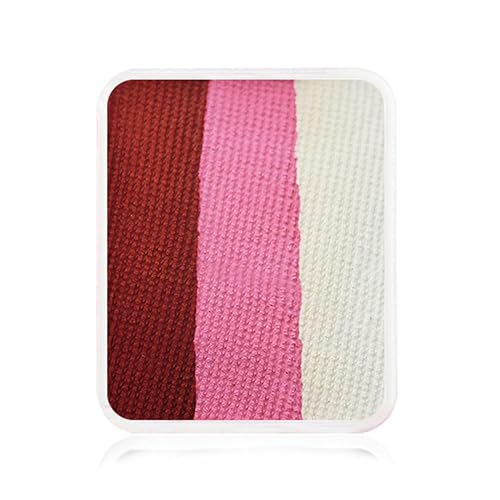 Kraze FX Face Paint Palette Refill - Pink Rose Face Paint (6 gm) - Hypoallergenic, Non-Toxic, Water Activated Professional Face & Body Painting Makeup