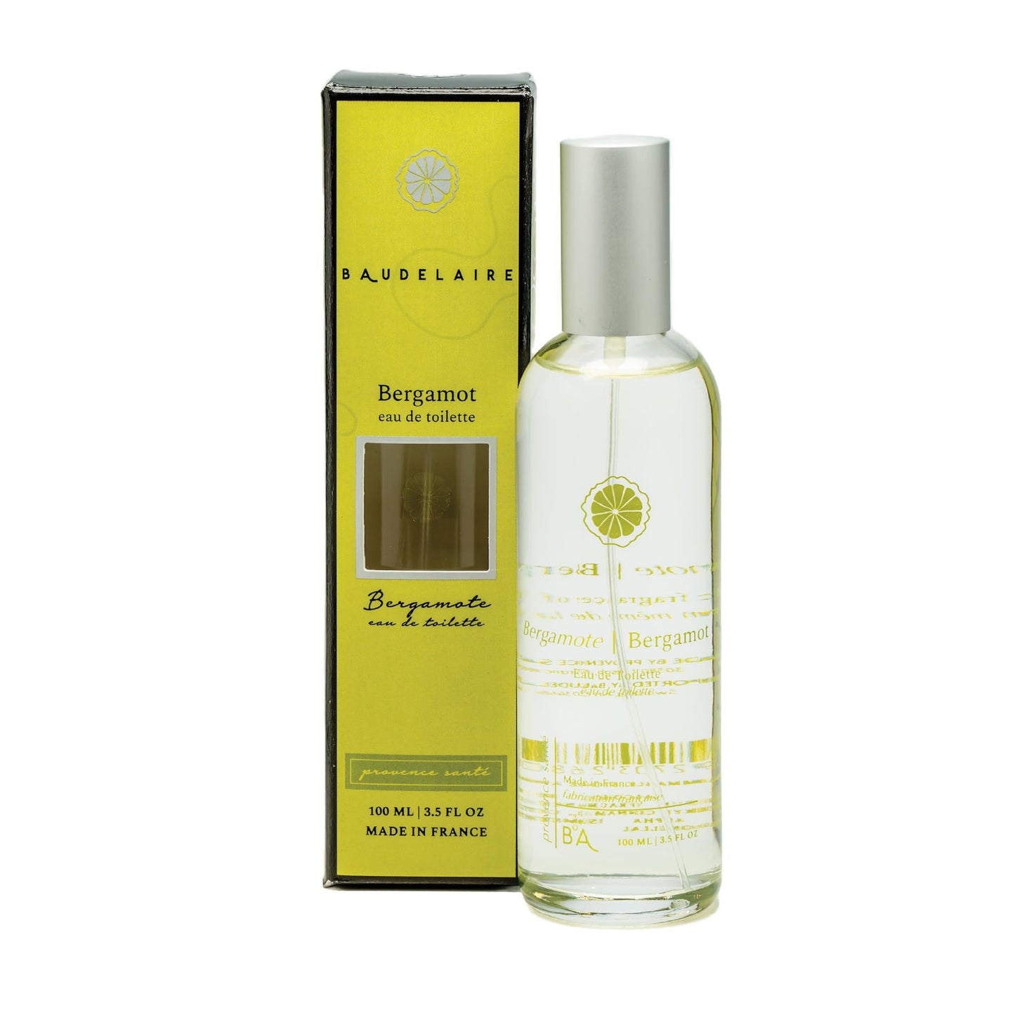 Provence Sante Eau de Toilette Spray - Luxury Long-Lasting Fragrance - Bergamot Scent - Elegant Perfume Gift - Made in France - 3.5 Oz