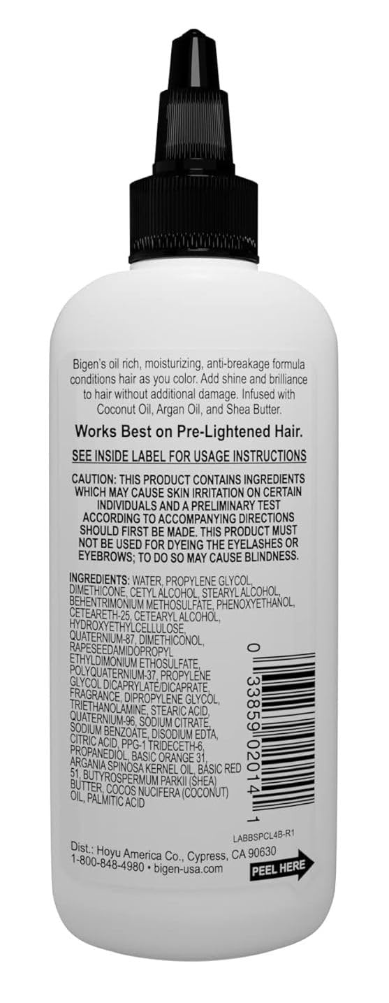 Bigen Semi-Permanent Haircolor #Cl4 Coral 3 Ounce (Pack of 6)