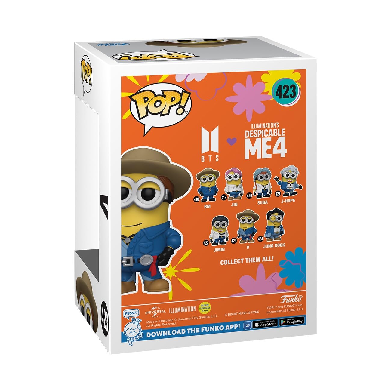 Funko POP! Rocks: Minions X BTS - V - BTS + Minions - Collectable Vinyl Figure - Gift Idea - Official Merchandise - for Kids & Adults - Movies, Music…