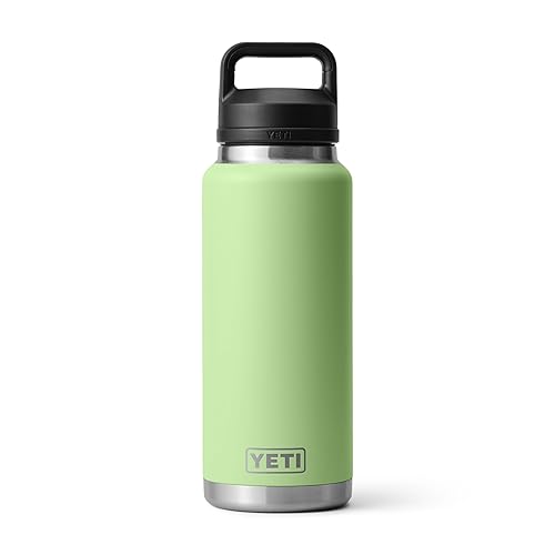 YETI Rambler 36 oz Bottle, Leakproof, Vacuum Insulated, Stainless Steel with Chug Cap, Key Lime