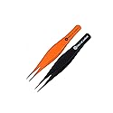 Abdul of Sialkot Pointed Tweezers,Needle Nose Tip, Sharp Precision Ingrown Hair, Surgical Pointed for Blackheads & Splinters/Best Tweezers
