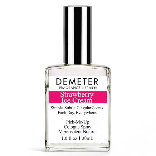 DEMETER Natural Perfume Spray Cologne for Women, Strawberry Ice Cream, 1 oz