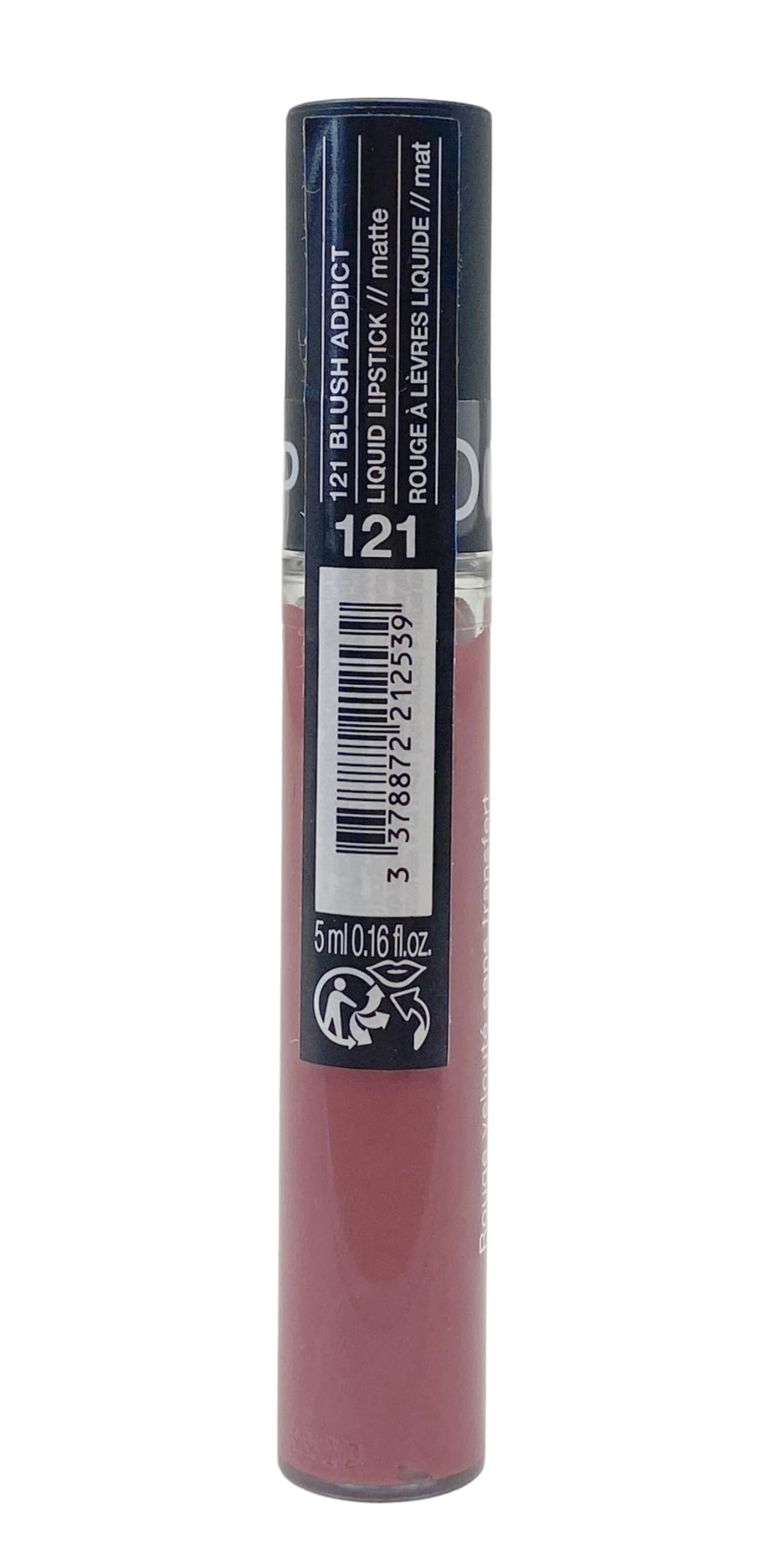 SEPHORA COLLECTION Cream Lip Stain 10HR Liquid Lipstick - 121 Blush Addict (0.16 oz)