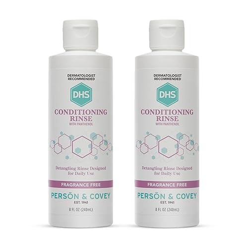 DHS Conditioning Rinse Moisturizing Conditioner - Hydrating and Detangling for Dry, Damaged, or Oily Hair - 2 Pack (8 oz Bottles)