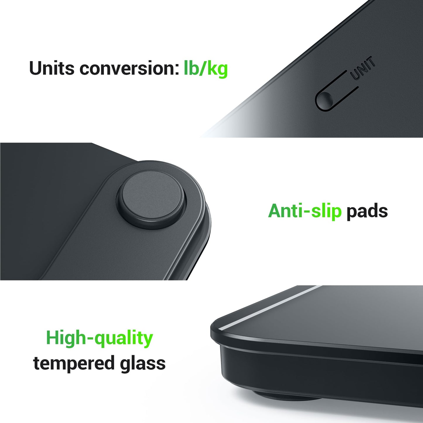 Ovutek Bathroom Scale for Body Weight, Highly Accurate Digital Weighing Machine for People, Upgraded Batteries Included, Compact Size, LED Display…