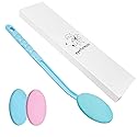 Eyxformula Easy Lotion Applicator for Back - Long Handle Cream Applicators Wand with 2 Pads, Tool to Apply Sunscreen, Self Tanner on Back, Body