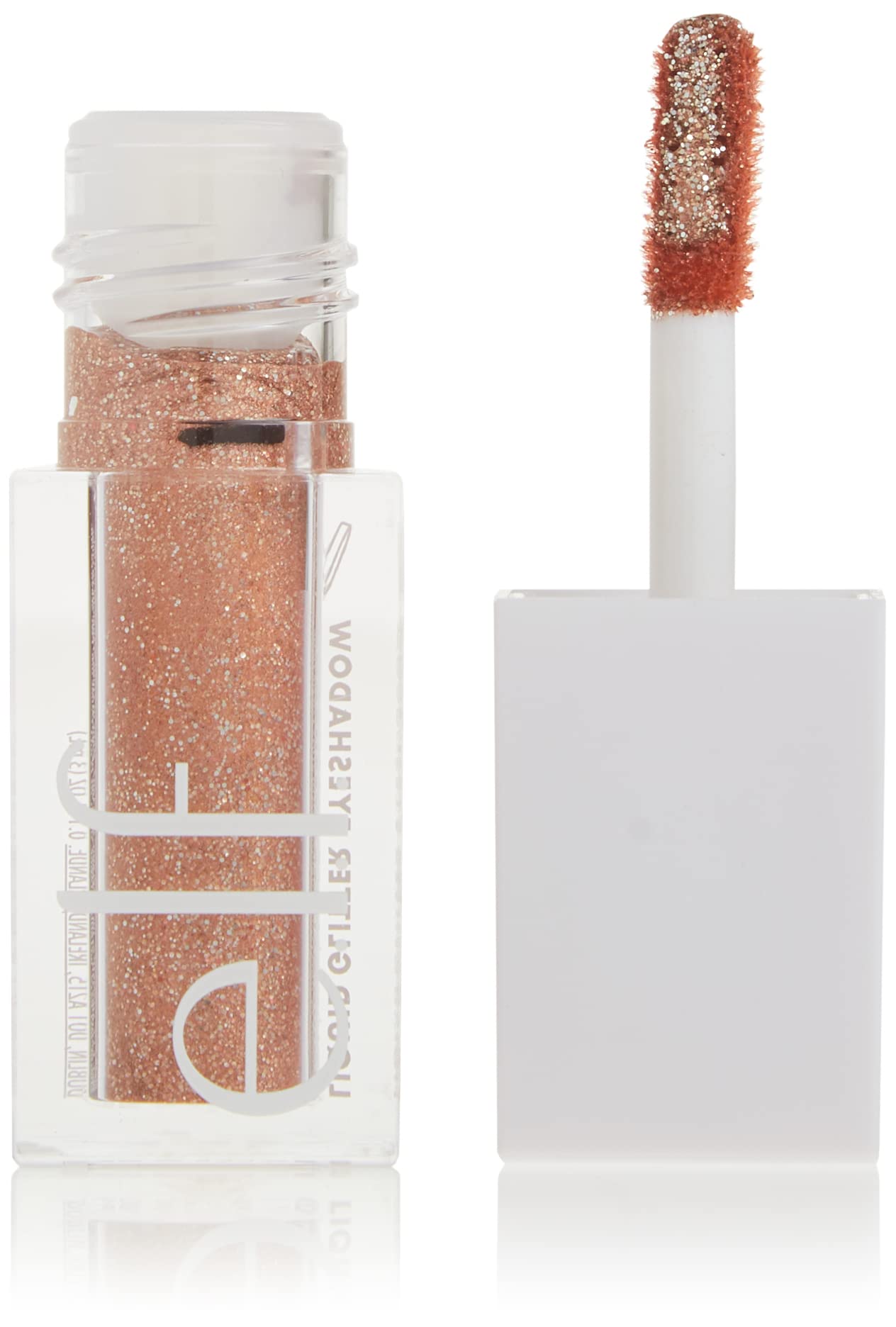 e.l.f. Liquid Glitter Eyeshadow, Long Lasting, Quick-Drying, Opaque, Gel-Based Eyeshadow For Creating High-Impact, Multi-Dimensional Eye Looks, Flirty