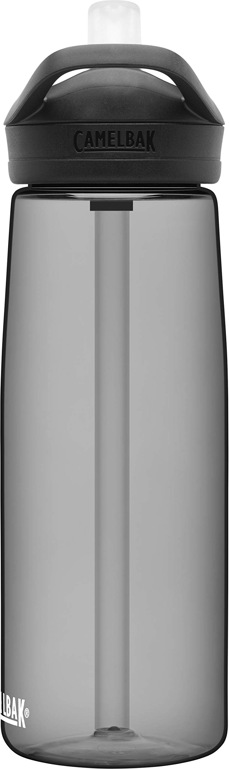 CamelBak Eddy+ Bite Valve Straw Tritan Renew Water Bottle Charcoal 2.0, 25oz