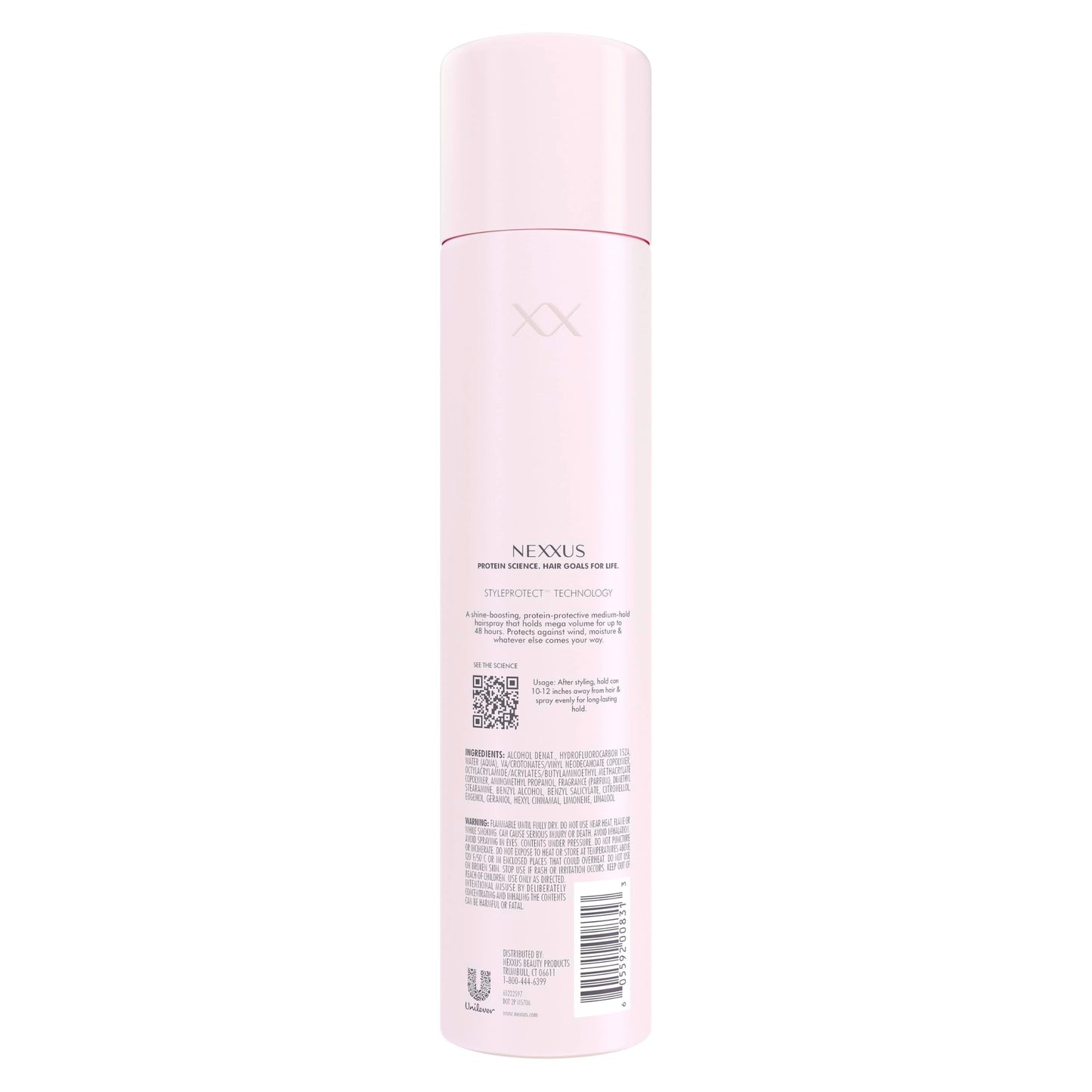 Nexxus Styling Spray XXL Finish Volume Medium Hold Hairspray Powered by STYLEPROTECT Technology 10 oz