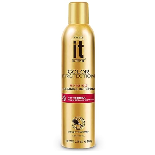 It Haircare Freeze Color Protection Flexible Hold Brushable Hair Spray 7.75 Oz (T-641)