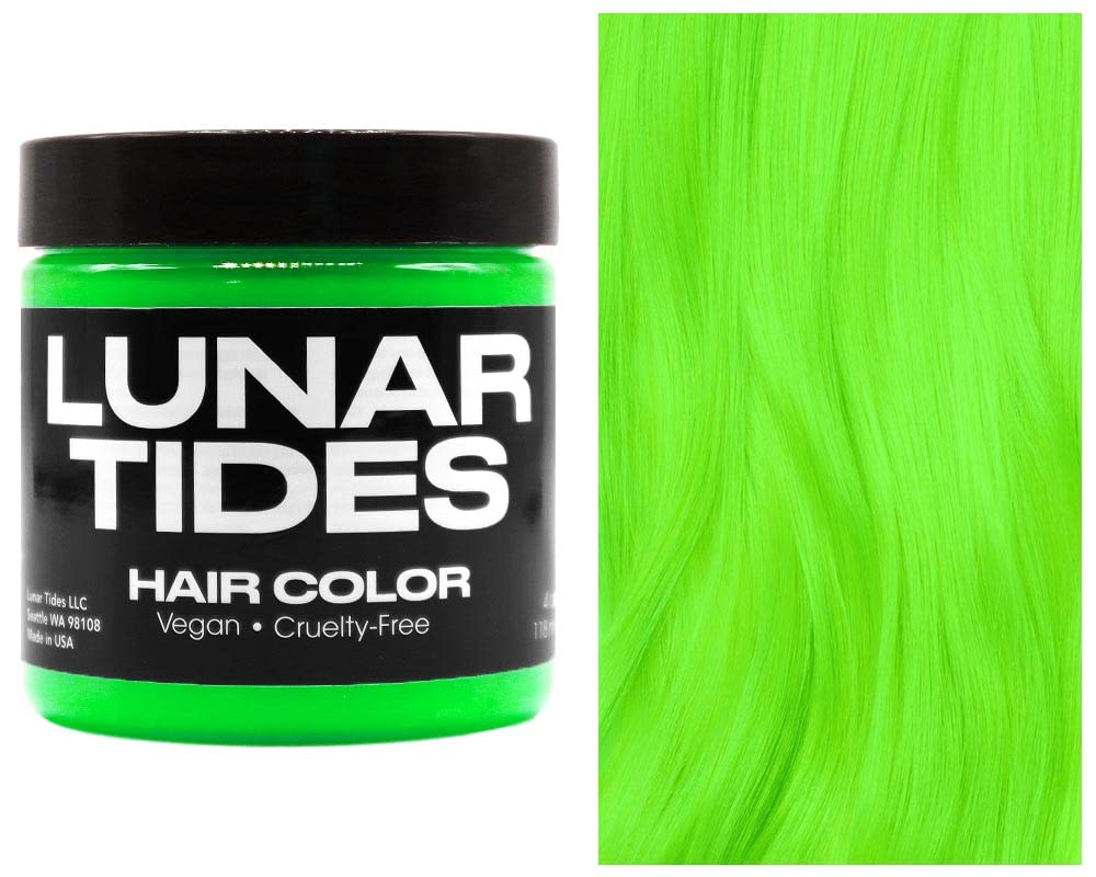 Lunar Tides Semi-Permanent Hair Color (43 colors) (Neon Lime, 4 fl. oz.)