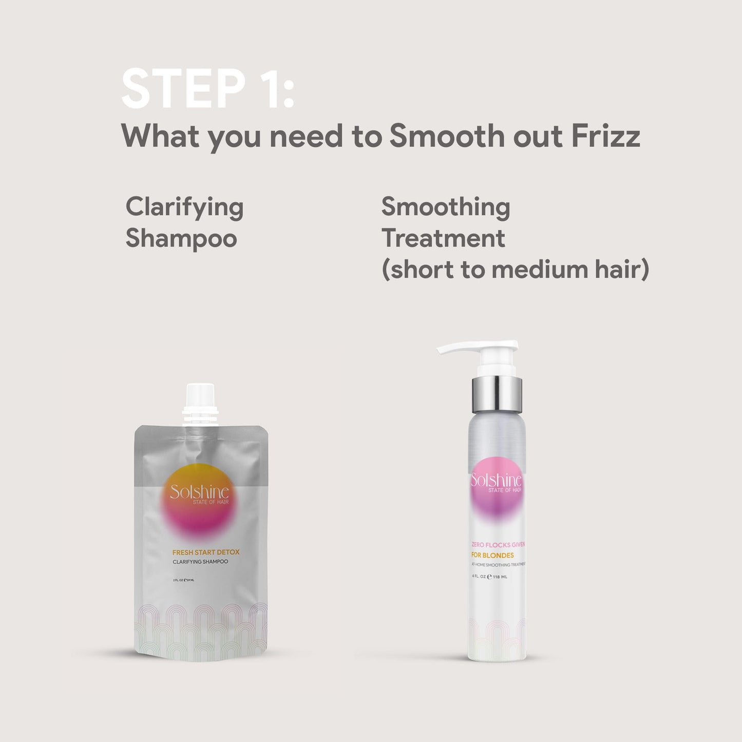 Solshine Hair Zero Flocks Given Kit (Short/Medium Hair, Blonde)