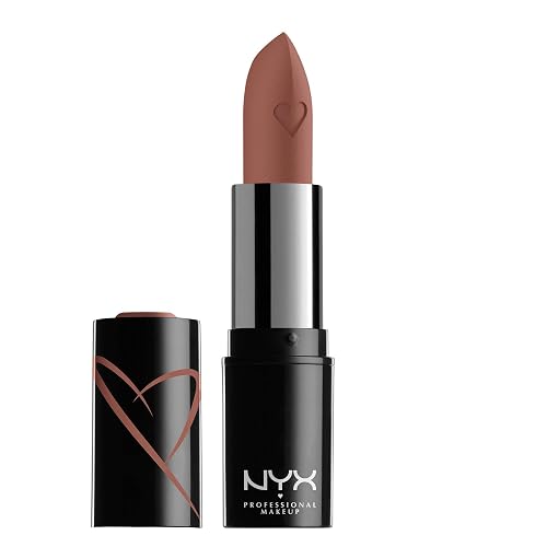 NYX PROFESSIONAL MAKEUP Shout Loud Satin Lipstick, Infused With Shea Butter - Cali (Honey Brown)