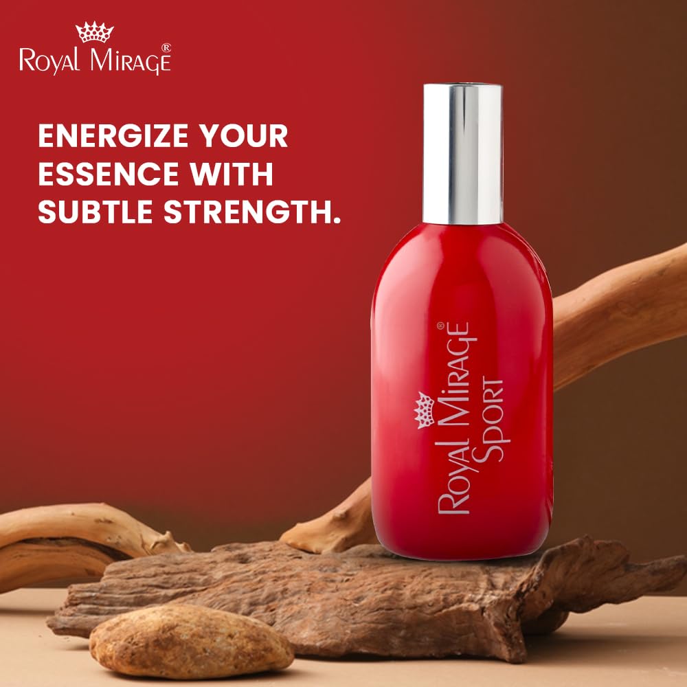 Royal Mirage Sport Eau de Cologne - Unique Fresh Green & Floral Fragrance Spray - 120ml (4 oz) Long-Lasting EDC - Authentic Heritage Scent Beauty & Personal Care Royal Mirage
