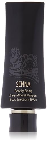 Senna Cosmetics Barely Base Sheer Mineral Makeup SPF 20, Medium, 1.7 Fluid Ounce