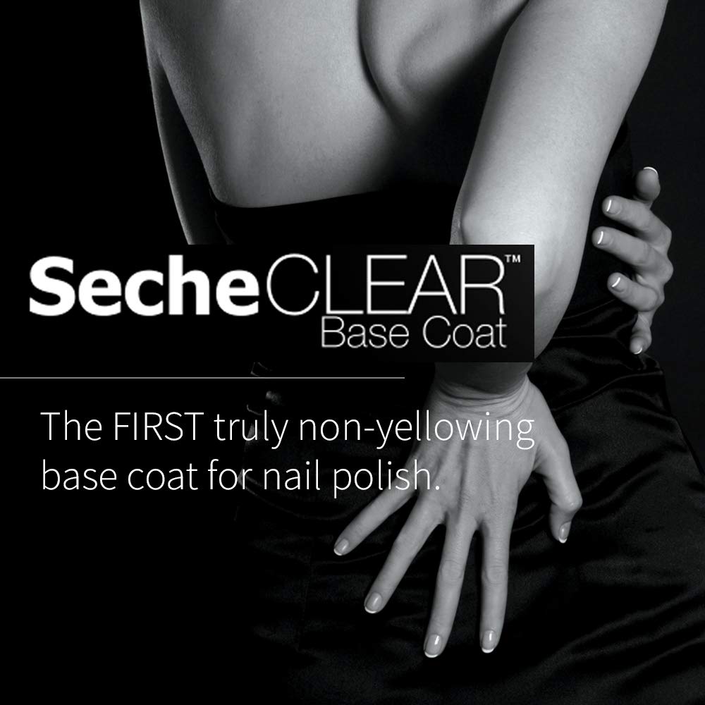 Seche Clear Base Coat .5 oz. No Formaldehyde & No Toluene Beauty & Personal Care Seche