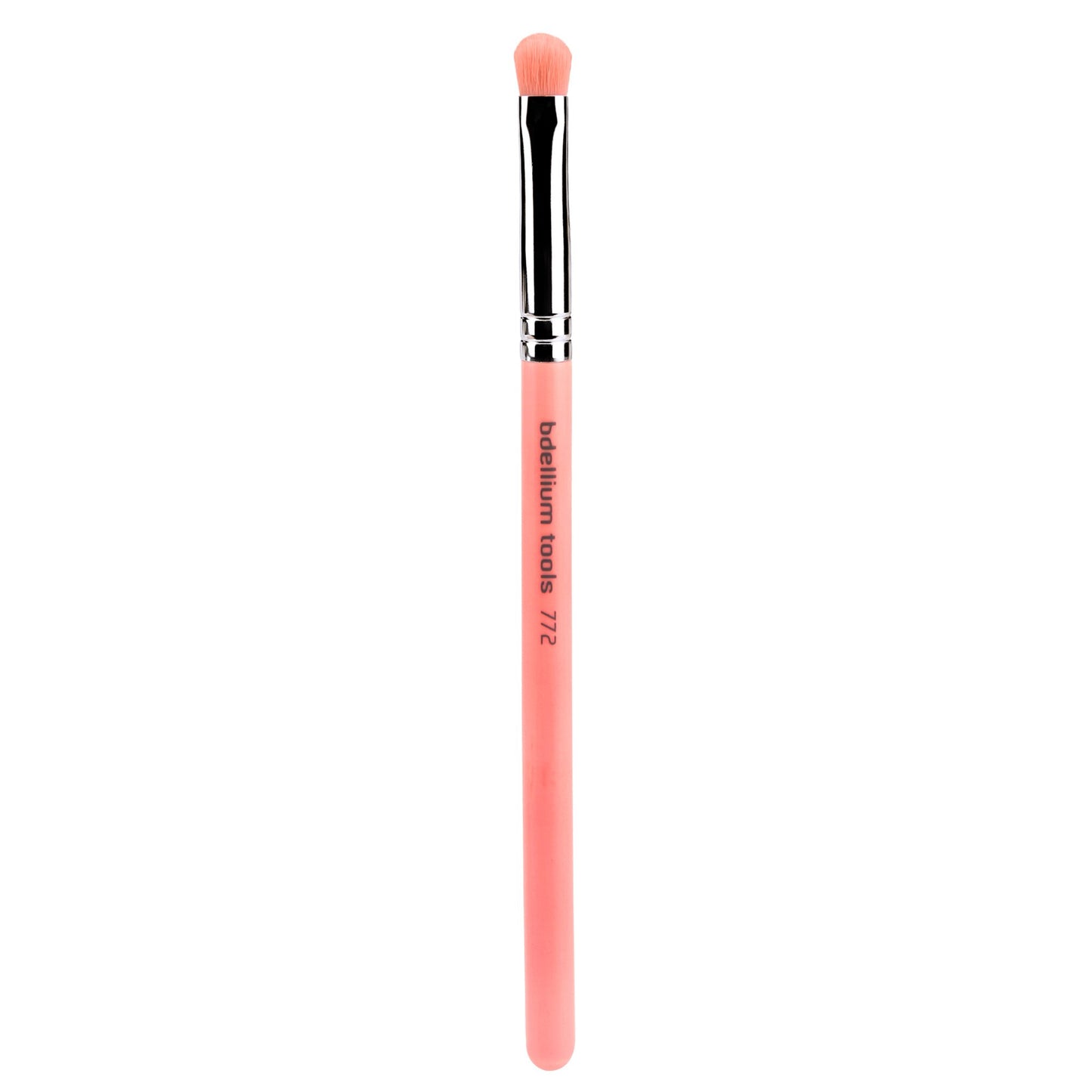 Bdellium Tools Professional Makeup Brush - Pink Bambu Series 772 Small Shader - With Soft Synthetic Fibers, For Precise & Quick Shading (Pink, 1pc)