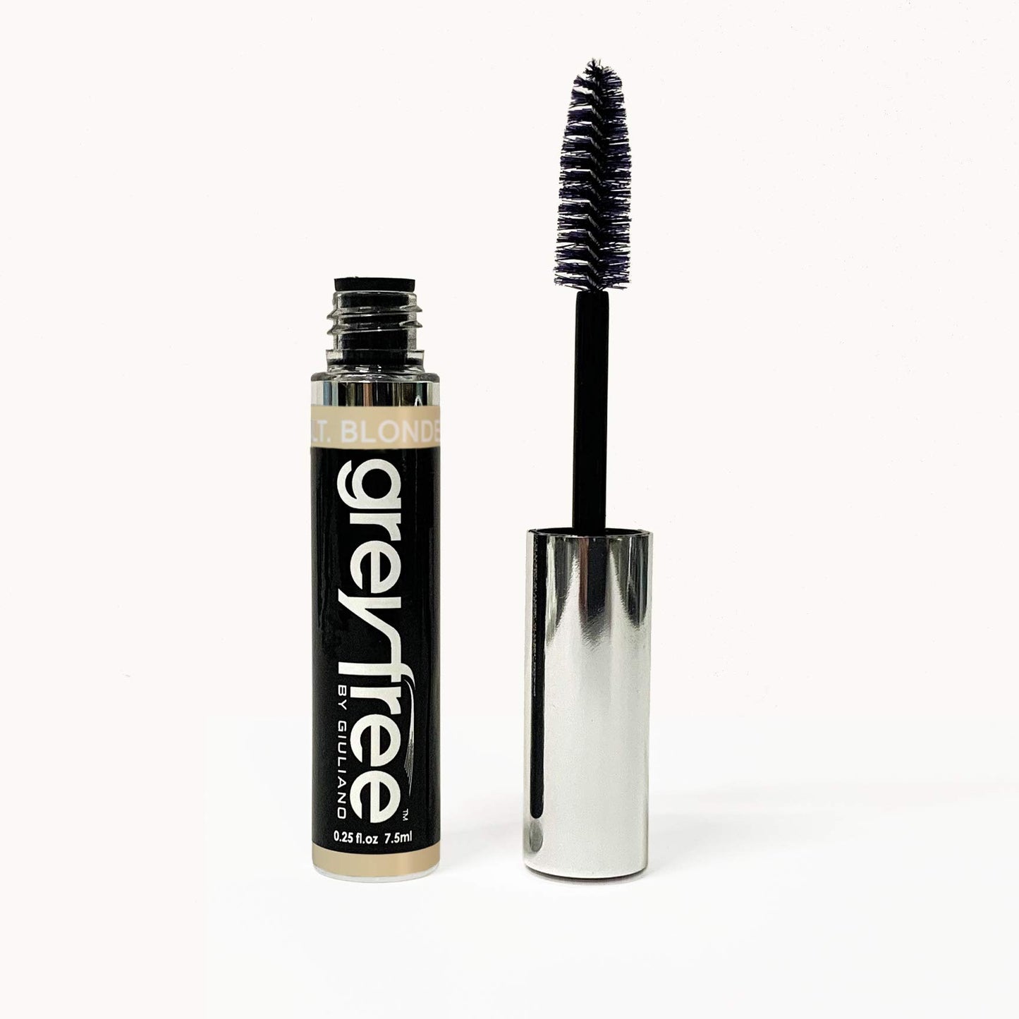 Greyfree Hair Mascara Root Touch-Up for Gray Hair | Precision Hairline Concealer for Brows & Beard | 2 Pack (LIGHT BLONDE)