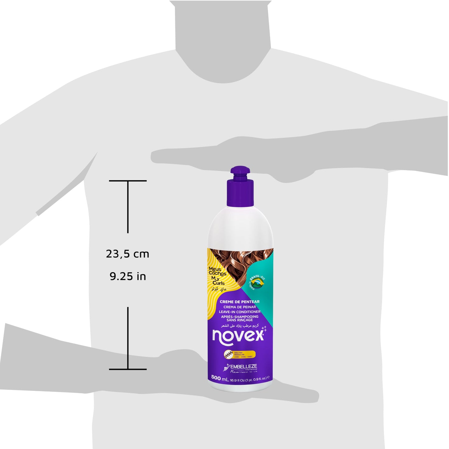 Novex Hair Care My Curls Memorizer Leave in Conditioner, 17.6 oz.
