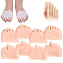 Silicone Toe Separators for Women & Men,Silicone Toe Separator,Toe Separators,Toe Separators for Women,Toe Spacers,4 Pairs, Ball of Foot Cushions Beauty & Personal Care Aaznslsn