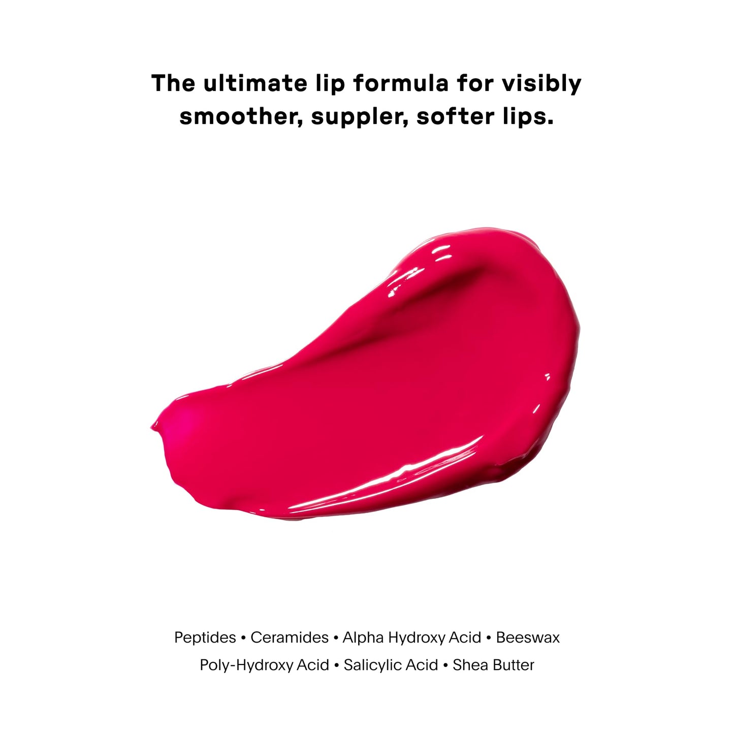 U Beauty The PLASMA Tinted Lip Compound - Anti-Aging & Anti-Wrinkle Lip Gloss, Hyaluronic Acid, Shea Butter & Peptides for Hydration & Plumping, Flush