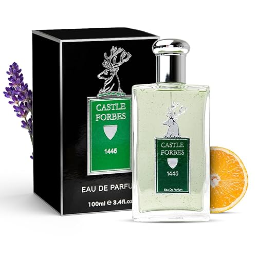 Castle Forbes 1445 Fragrance for Men, 100ml | Light & Timeless Cologne Scent w/Essential Oils | Distinctly British, Paraben-Free, Cruelty-Free